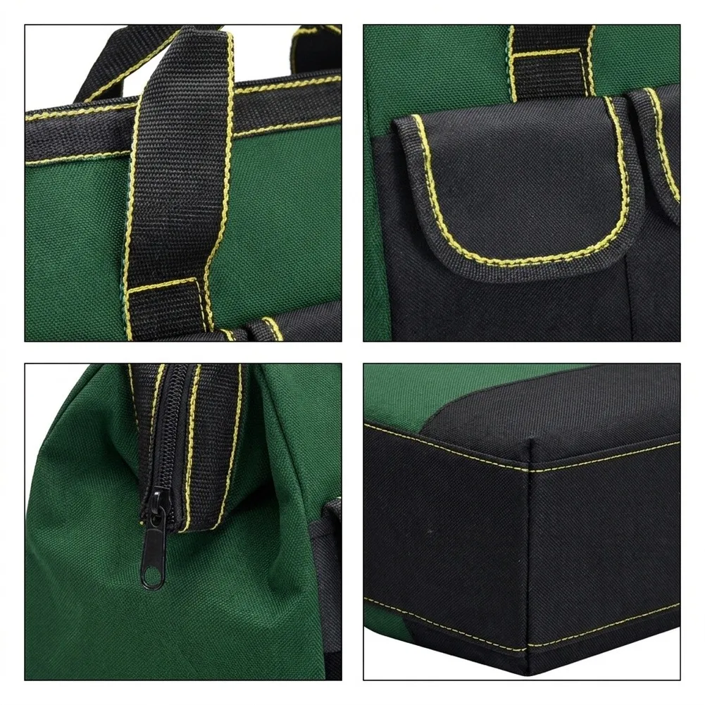 Tote Bag Electrician Interior Pockets Thickened Water-Resistant Material Multi Compartment 16in For DIY Projects