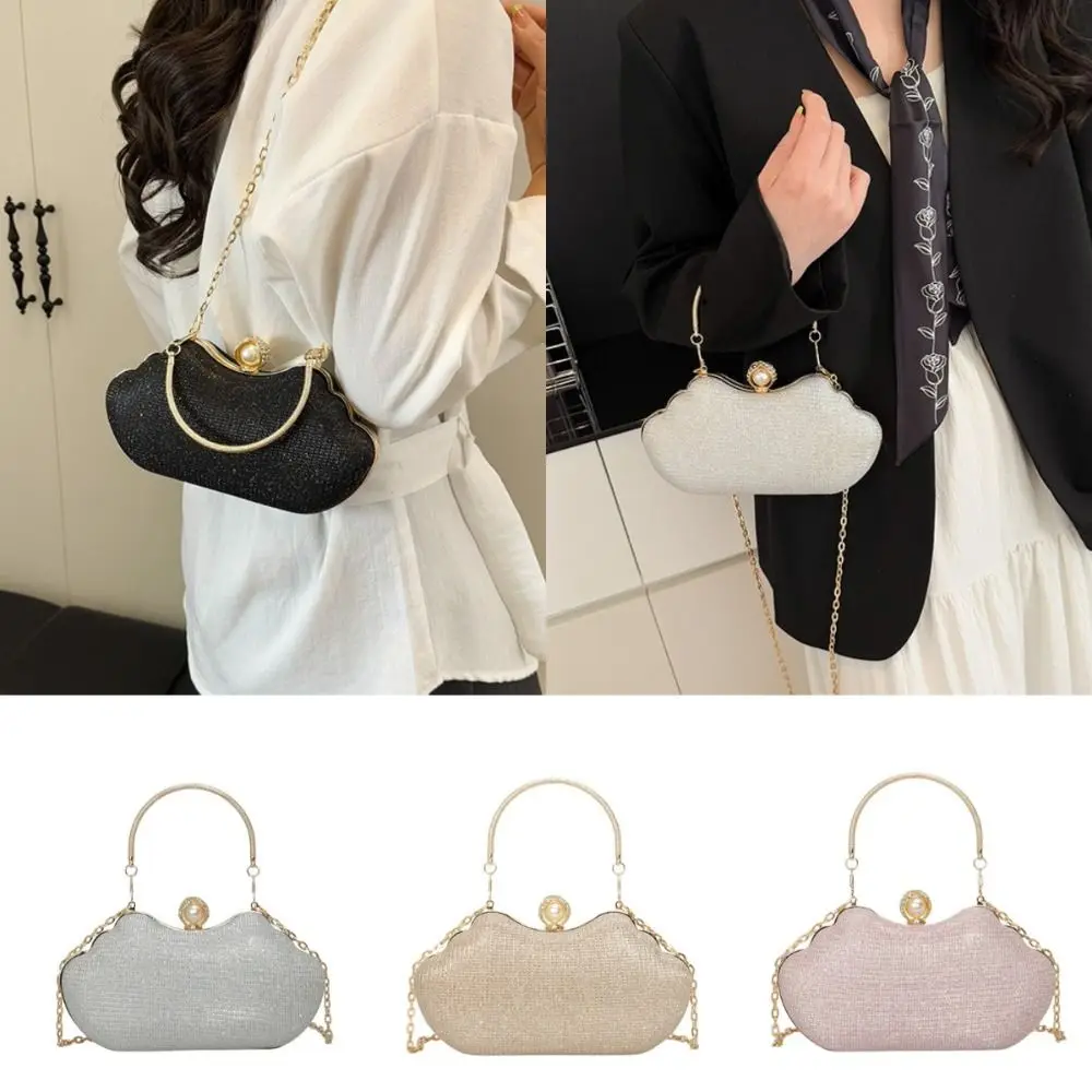 

Fashion Niche Design Cloud Dinner Bag Multi Color PU Evening Bags Handmade Sparkling Diamond Cheongsam Bag Women