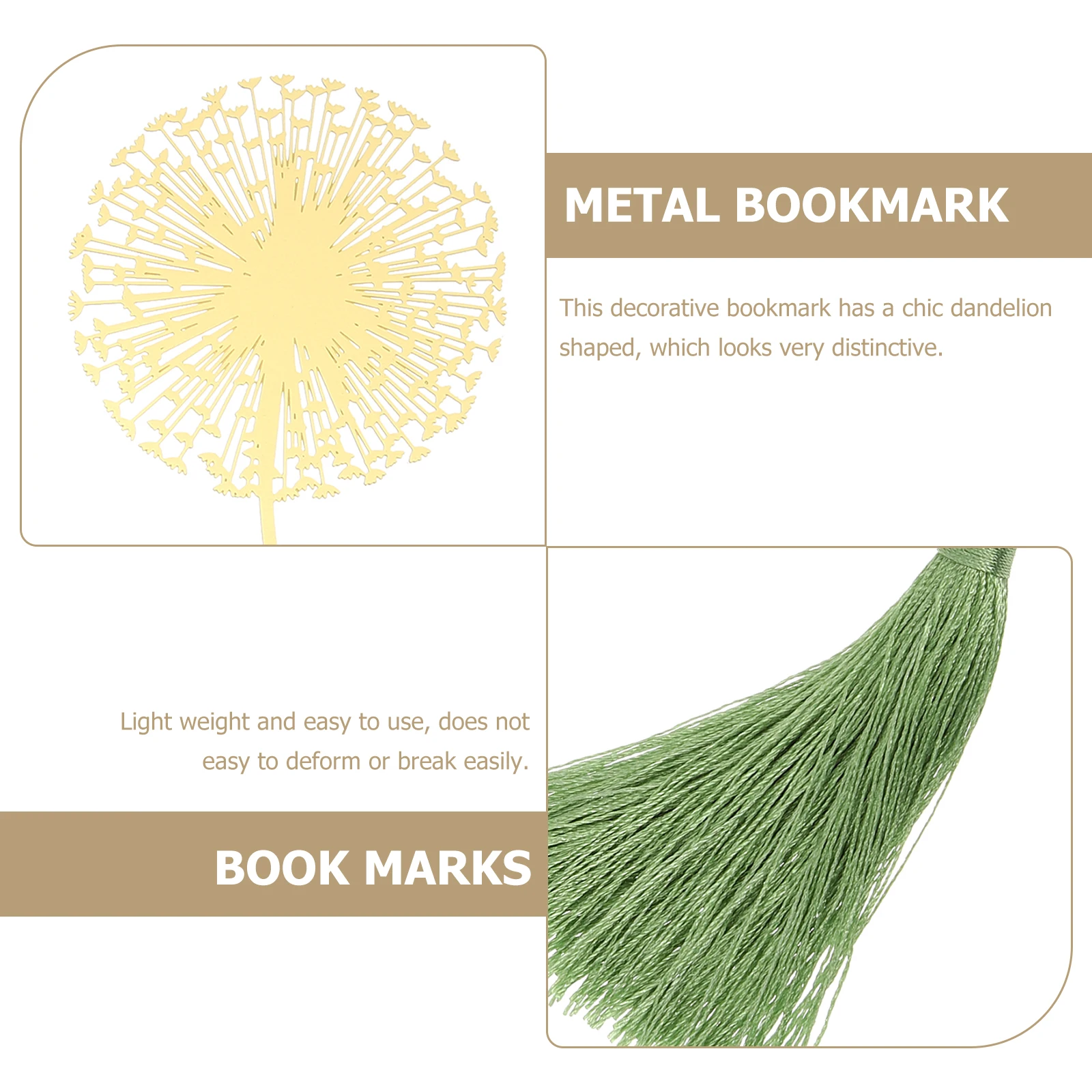 

1pcs Chic Dandelion Bookmark Metal Hollow Decorative Bookmark For Women Teens Book Lovers Creative Kids Gift Vintage