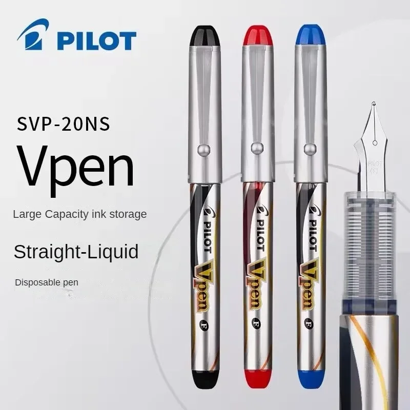 

Pilot Svp-20ns одноразовая прямая жидкая ручка Vpen с тонким пером, школьные принадлежности, японские канцелярские принадлежности