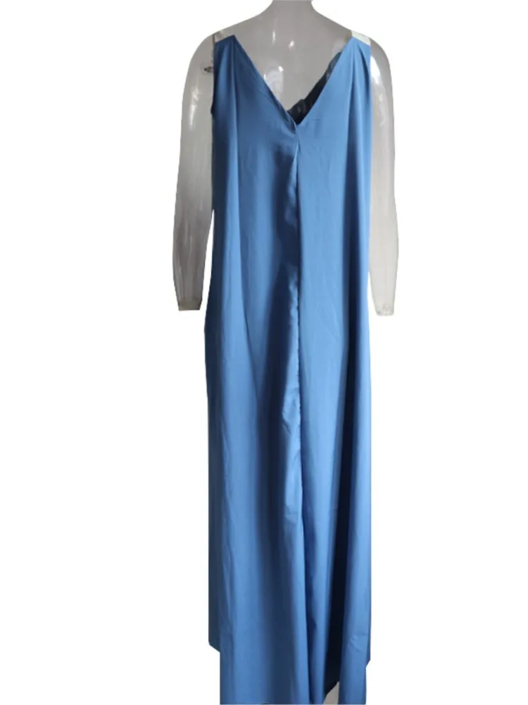 Sommer Neue Frau Boho Maxi Kleid Mode Spaghetti Strap Solide Ärmellose Strand Party Casual Lange Kleid Für Frauen Robe Femme