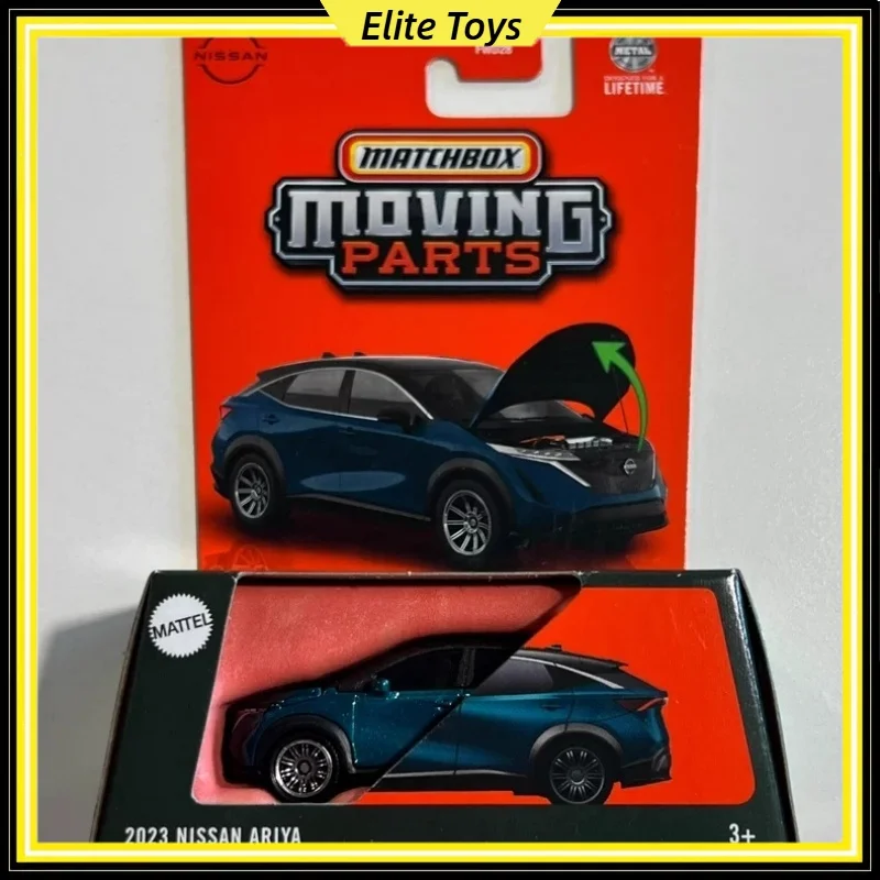Match Box Moving Parts Series 2023 Nissan Ariya FWD28 Metal 1:64 Scale Diecast Mini Car Model Vehicle Collectible Toy Boys Gift
