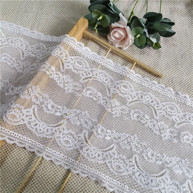 DINGC7 23cm lace trim for underwear, Pressed Lace Clothes Sskirt Underwear Sewing Accessories