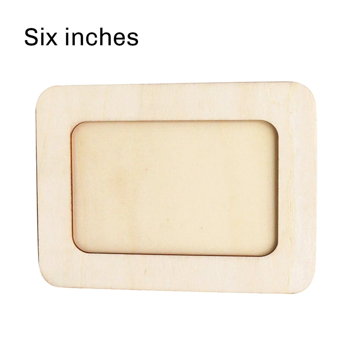 10PCS DIY Wood Picture Frames Unfinished Solid Wood Photo Picture Frames, for Crafts Wood, DIY Painting, Arts Projects