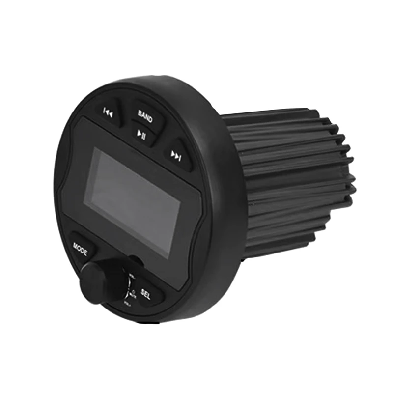 Boat Radio MP3 Media Player Stereo Marine Radio Bluetooth AUX USB Waterproof Widely for ATV UTV SPA RZR FM AM Radio-VVBC