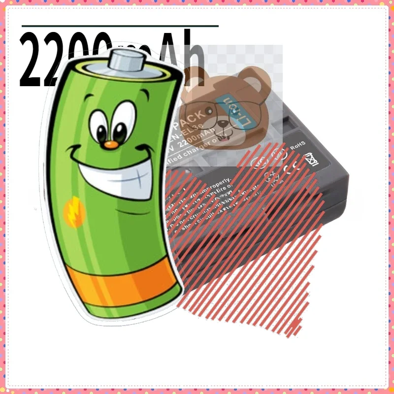 

2200 мАч EN-EL3e EN EL3e EL3a ENEL3e аккумулятор для цифровой камеры Nikon D300S D300 D100 D200 D700 D70S D80 D90 D50 L50