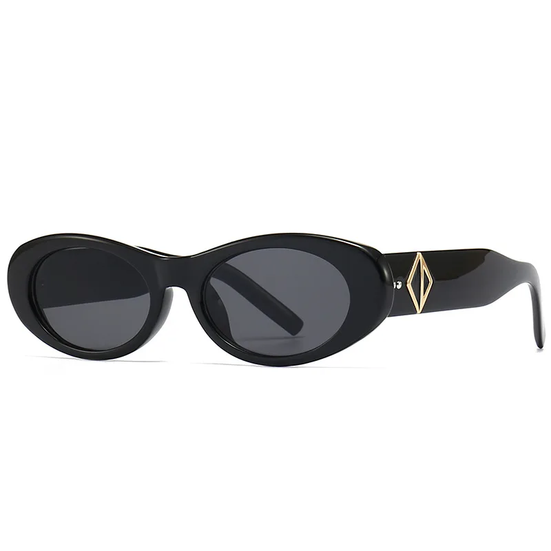 

New Tiny Street Fashion Mens Sunglasses Classic Brand Oval Designer Women Glasses UV400