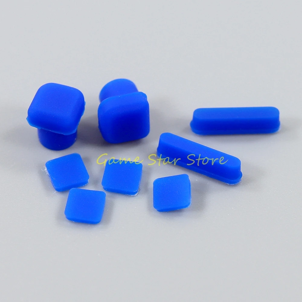 1 مجموعة استبدال لنينتندو DS لايت وحدة التحكم المسمار قواعد مطاطية غطاء ل NDSL العلوي شاشة LCD مسامير غطاء المطاط