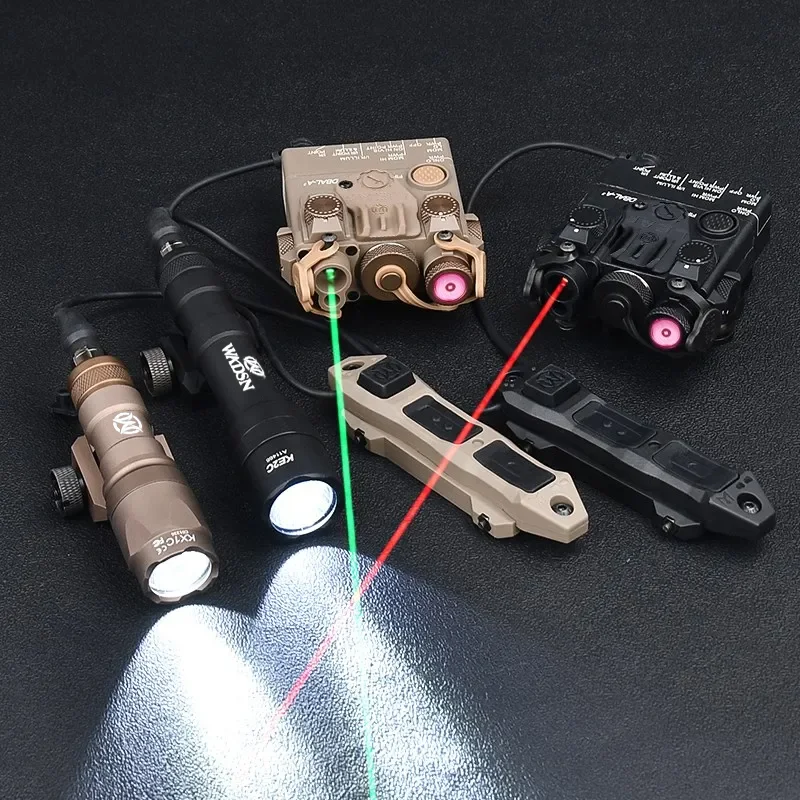 Wadsn Tactical DBAL-A2 IR Illuminator Light M600U Flashlight M300A MINI Weapon Spotlight Red Green Dot Dbal Infrared Indicator