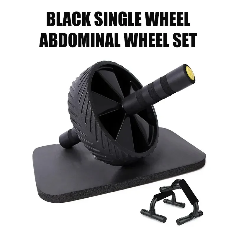 Thickened Small Abdominal Auxiliary Sports Equipment  Household Abdominal Muscle Wheel Fitness Set Roller Gym barbell pad Weight