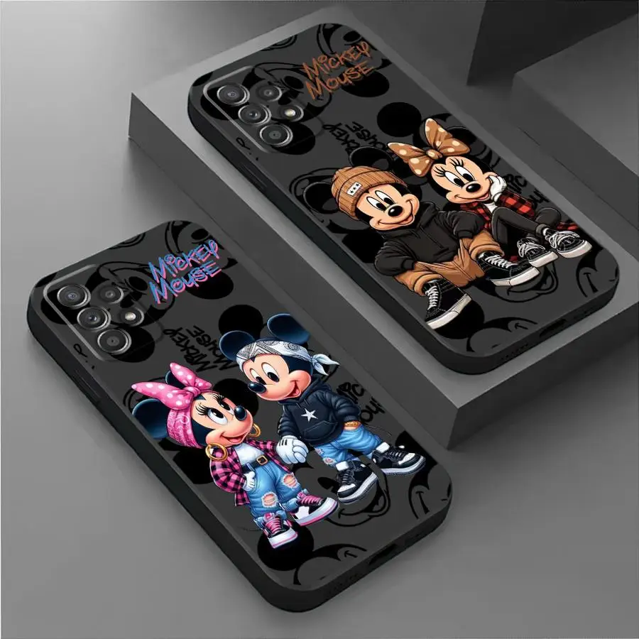 Disney Mickey Mouse phone Case for Galaxy A51 A52 A71 A72 4G 5G A52s A53 A54 A55 A73 5G A21s A31 A41 A16 5G A50 A50s A70 A70s