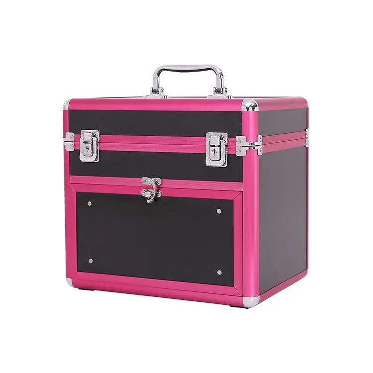 New Brand Makeup Box Artist Professional Cosmetic Cases Make Up Tattoo Nail Multilayer Toolbox Storage Essential Oil Organizer