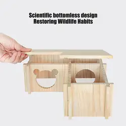 Hamster Hideout House Useful Various Styles Hamster Villa Dwarf Hamsters Climbing Play Hut Chews Toy for Gerbils