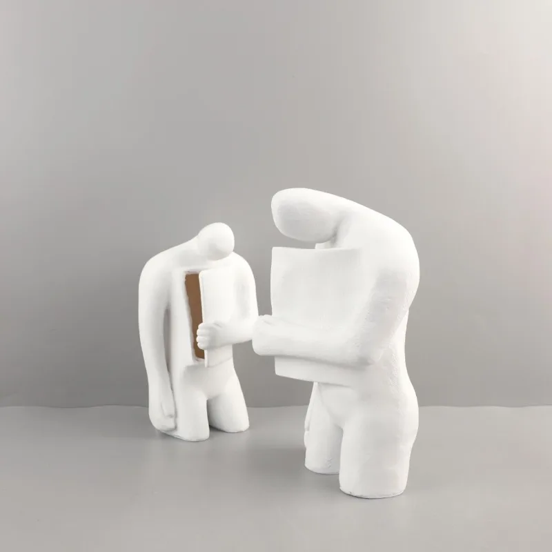 

Abstract Creativity, Open Character Sculpture, Desktop Office Home Decor, Character Sculpture Room, Aesthetic Decoration