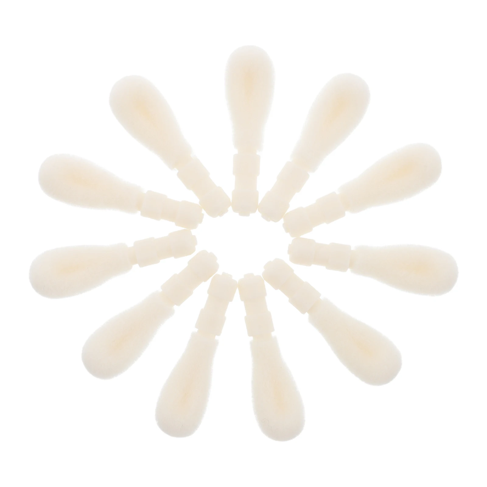 50 個のリップブラシヘッドアプリケーターソフト植毛耐久性のあるメイクアップタッチアップ旅行アクセサリー口紅ブラシアプリケーター