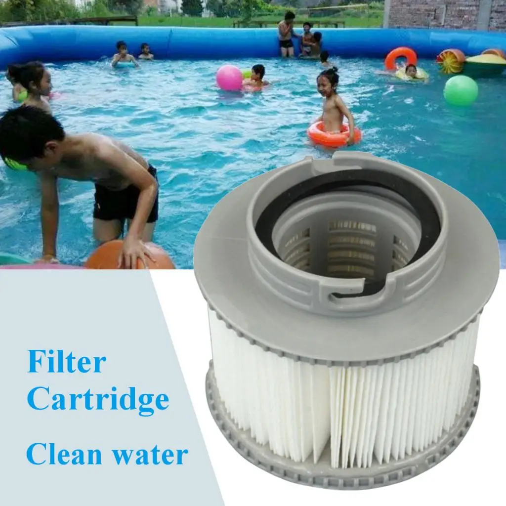 Swimming Pool Filter Cleaner, Water Filter Cartridges Strainer for All Models Hot Tub Spas Swimming Pool Accessory