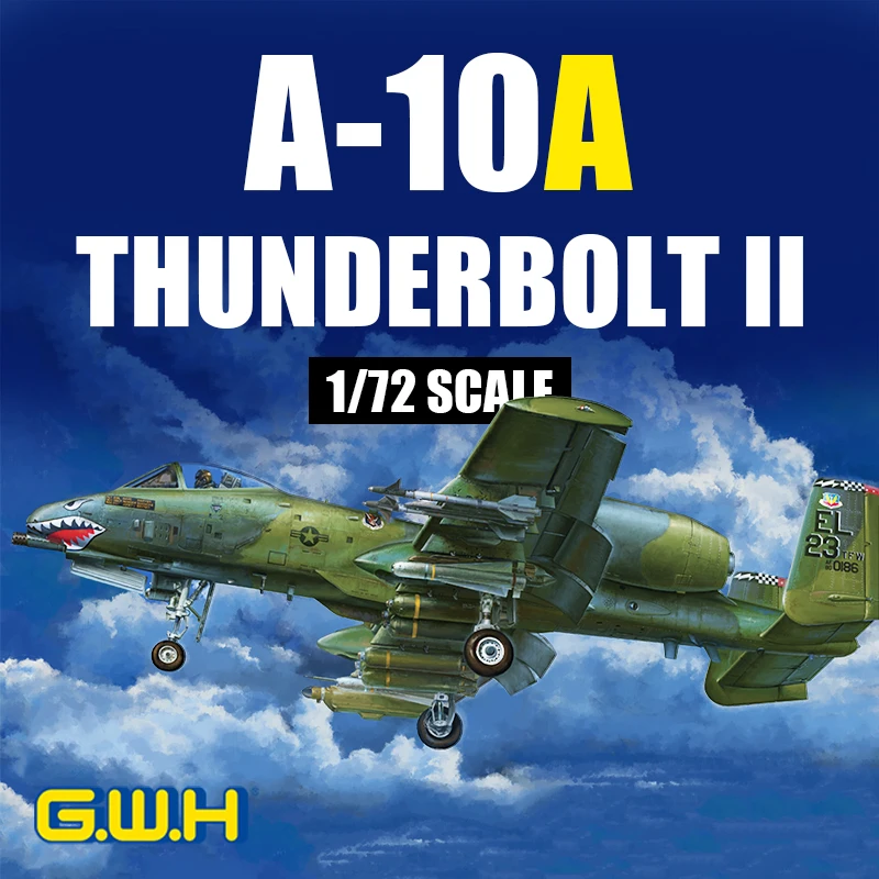 

Модели Great Wall Hobby, комплект для сборки самолетов в масштабе 1/72 A-10A Thunderbolt II с поддержкой закрытого воздуха, нападение
