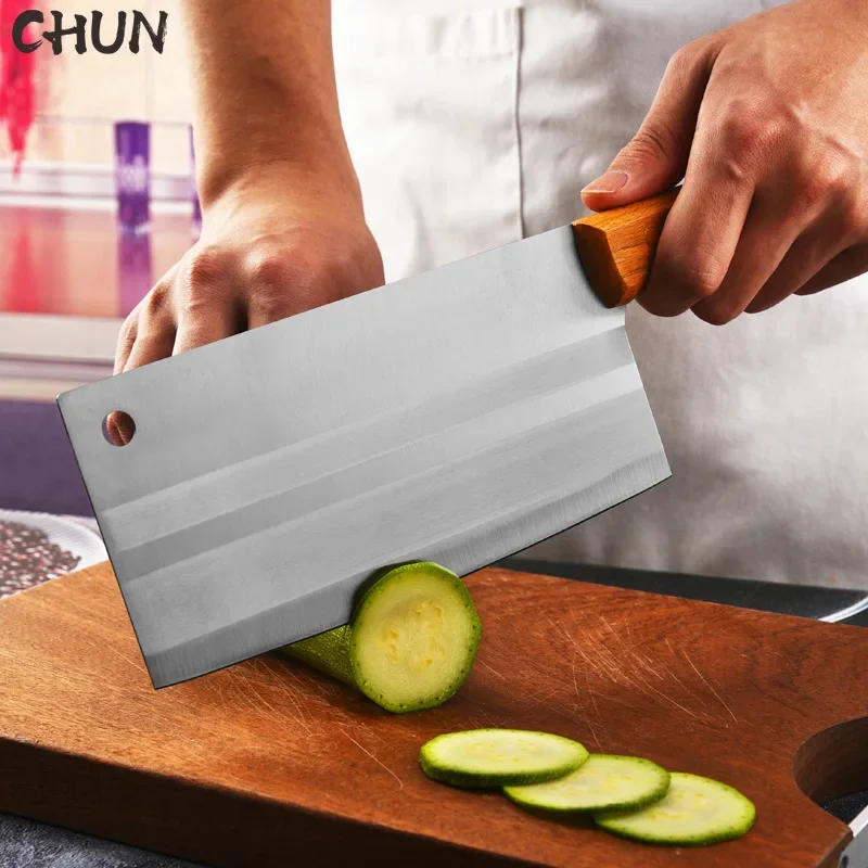 CHUN Kitchen Knife Chef Tools Cooking Cleaver Knife Chinese Kitchen Cleaver Cutter Meat Vegetable Kitchen Fish Knife 7.5" Blade - view 3
