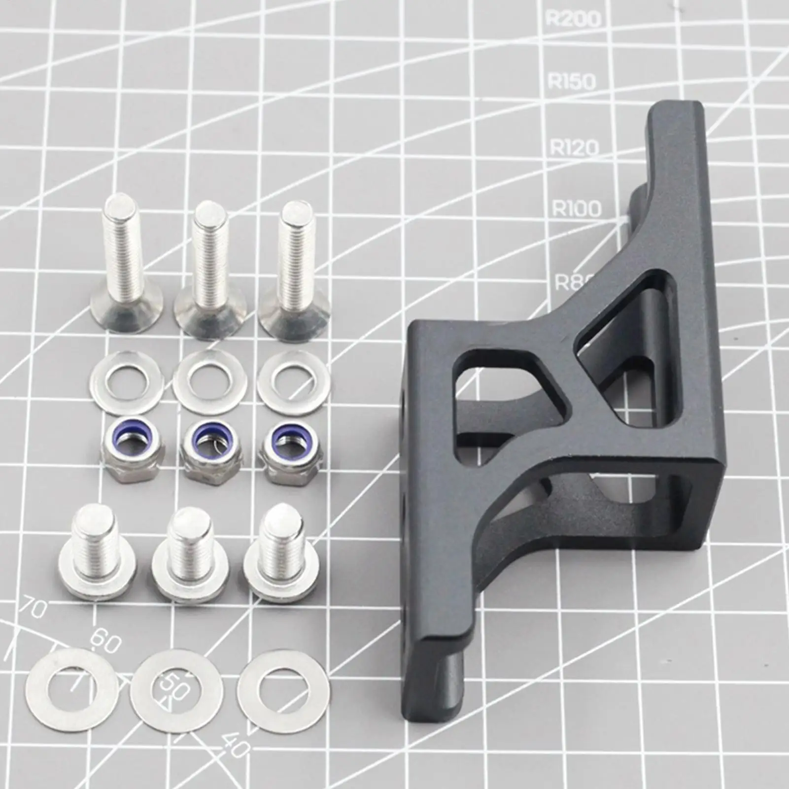 

Bicycle Nose Light Converter Aluminum Alloys Bag Brackets Raised Mount Bag Holder Adapter For Folding Bicycle Biking Cycling