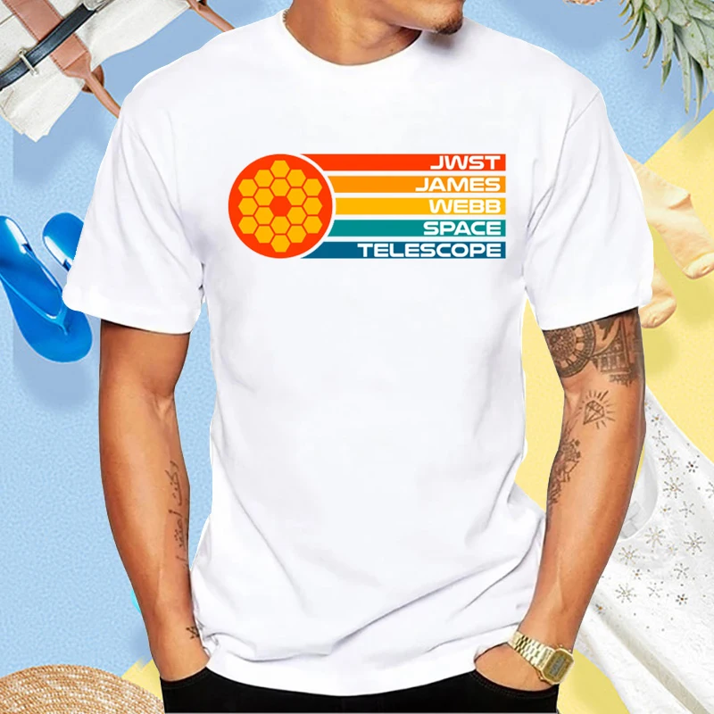 JWST James Webb telescopio espacial camiseta astro observación exoplanetas gráfico Casual moda hombre camiseta manga corta Camisetas de algodón