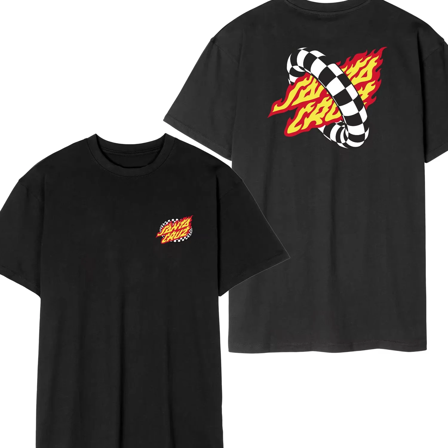 

Trend Brand Printing Pattern Short Sleeve Fashion Fashion Streetwear Casual Sports Loose Large High Quality T-Shirt Unisex