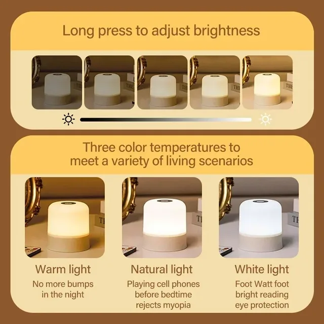 GGbingo Touch Night Light Rechargeable Remote Control Night Light RGB Dimmable Table Lamp Ambient Light for Bedroom Living Room 6 GGbingo Touch Night Light Rechargeable Remote Control Night Light RGB Dimmable Table Lamp Ambient Light for Bedroom Living Room 6