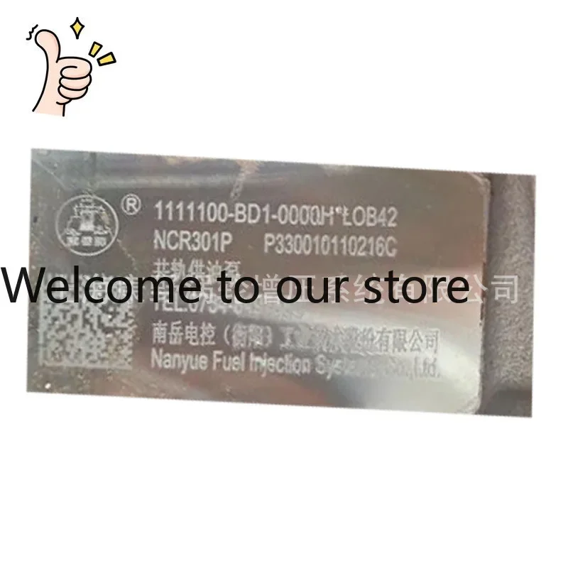 Original Nanyue Electronically Controlled Common Rail Fuel Pump For Xichai NCR301P 1111100-BD1-0000H