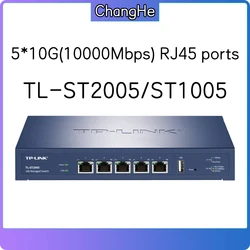 TP-Link Ethernet Switch, Plug and Play, todos os 5x10g RJ45, 10Gbps, Gigabit ST1005 Upgrade, 10Gbps, 10Gbps, ST1005