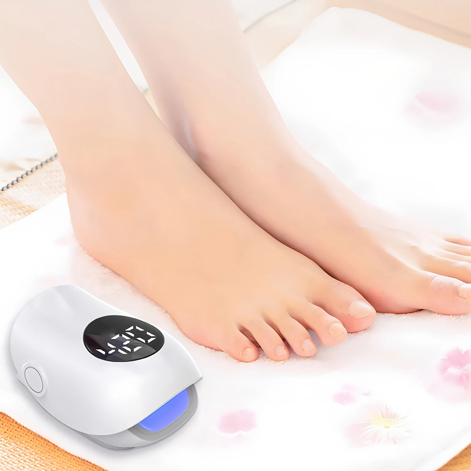 Household Fungal Nail Laser Treatment Device Light Therapy Onychomycosis Repair Tool for Men & Women Foot Nail Care Travel