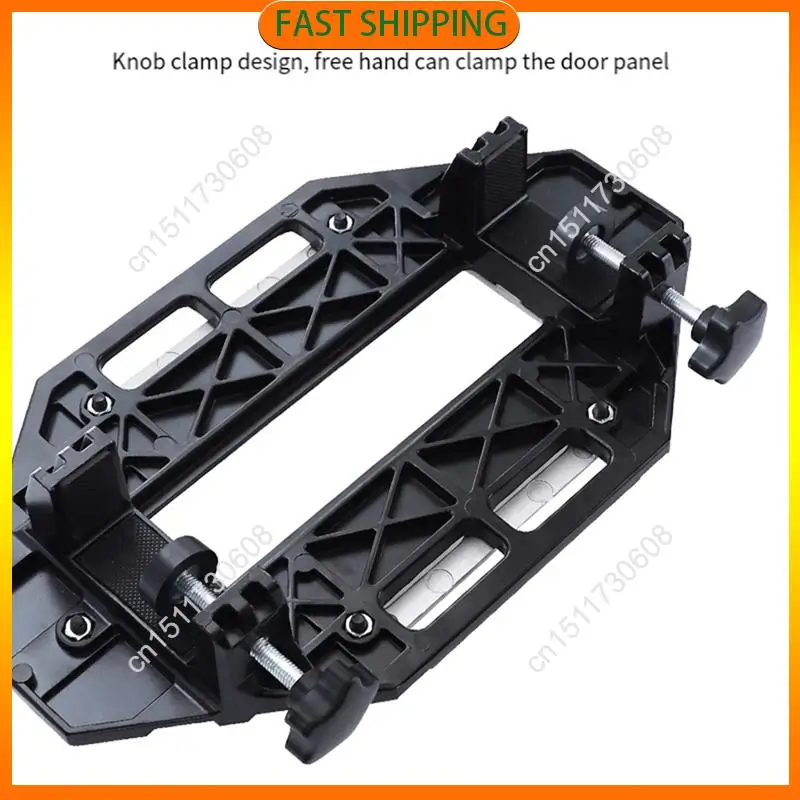 اشتري الآن باب المفصلي تهزهز النجارة ثقب فتاحة الباب الخشبي المفصلي ثقب دليل قفل الباب تهزهز لقفل الباب