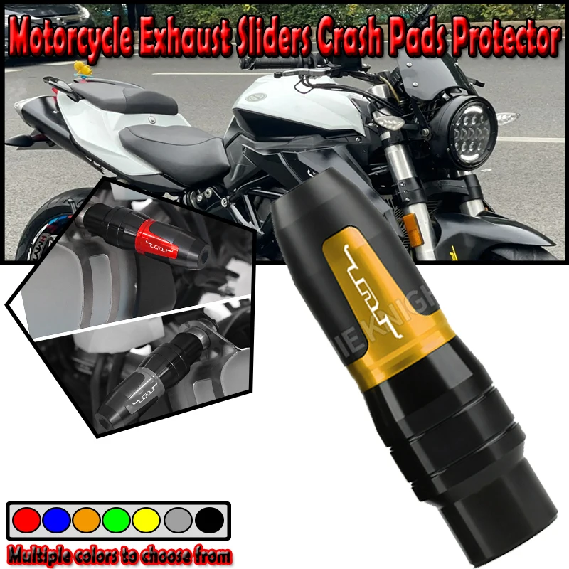 

For Benelli TNT 125 135 300 600 Leoncino 500 Exhaust Slider Crash Falling Protection Engine Crash Pad Frame Sliders Protector
