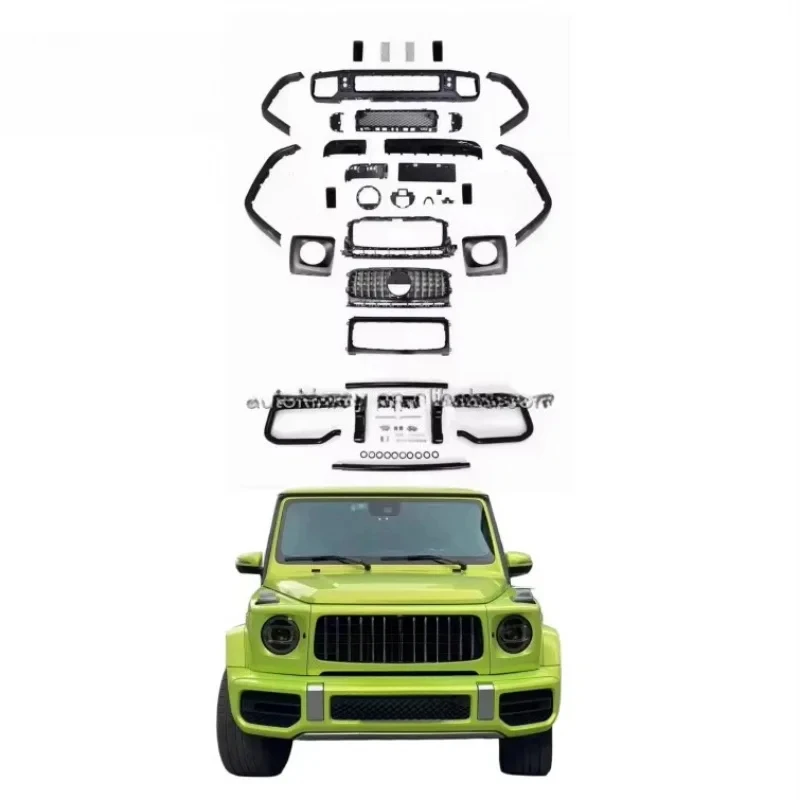 

2019+ G-Class W464 Upgr Easy Installation G63 G Wagon Bodykit New Front Bumper PP Grille Car Exterior