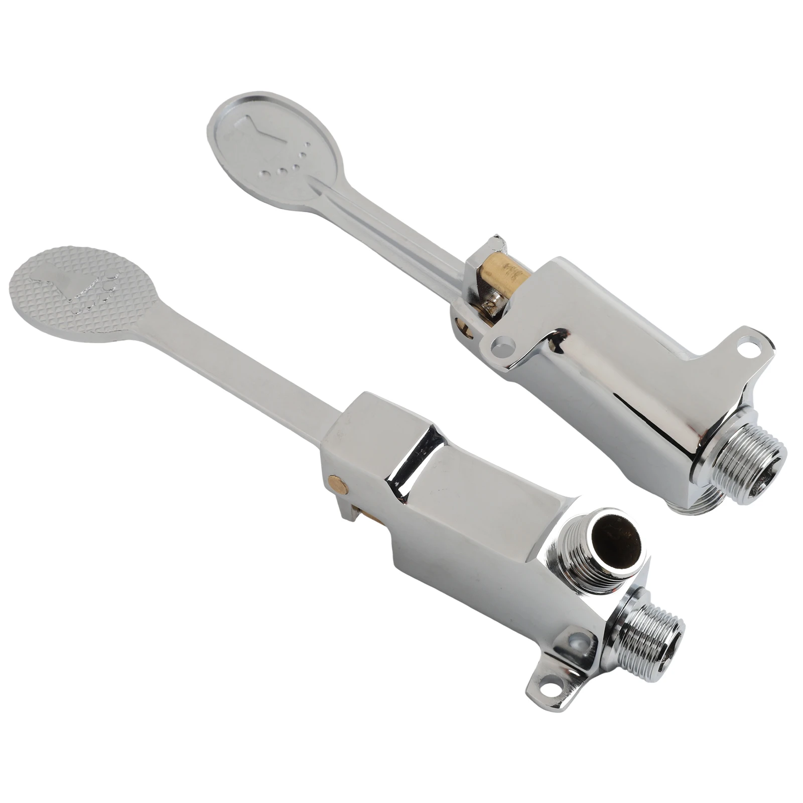 

Convenient Copper Sink Faucet with Floor Foot Pedal Control Switch Suitable for Entertainment Venues and Factories