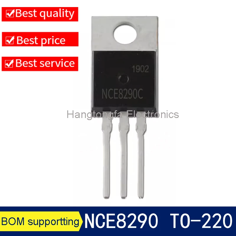 5PCS/lot NCE8290 NCE8290C NCE8290B TO-220 N-channel 80V 82V 90A Large Chip MOS Field-effect Transistor