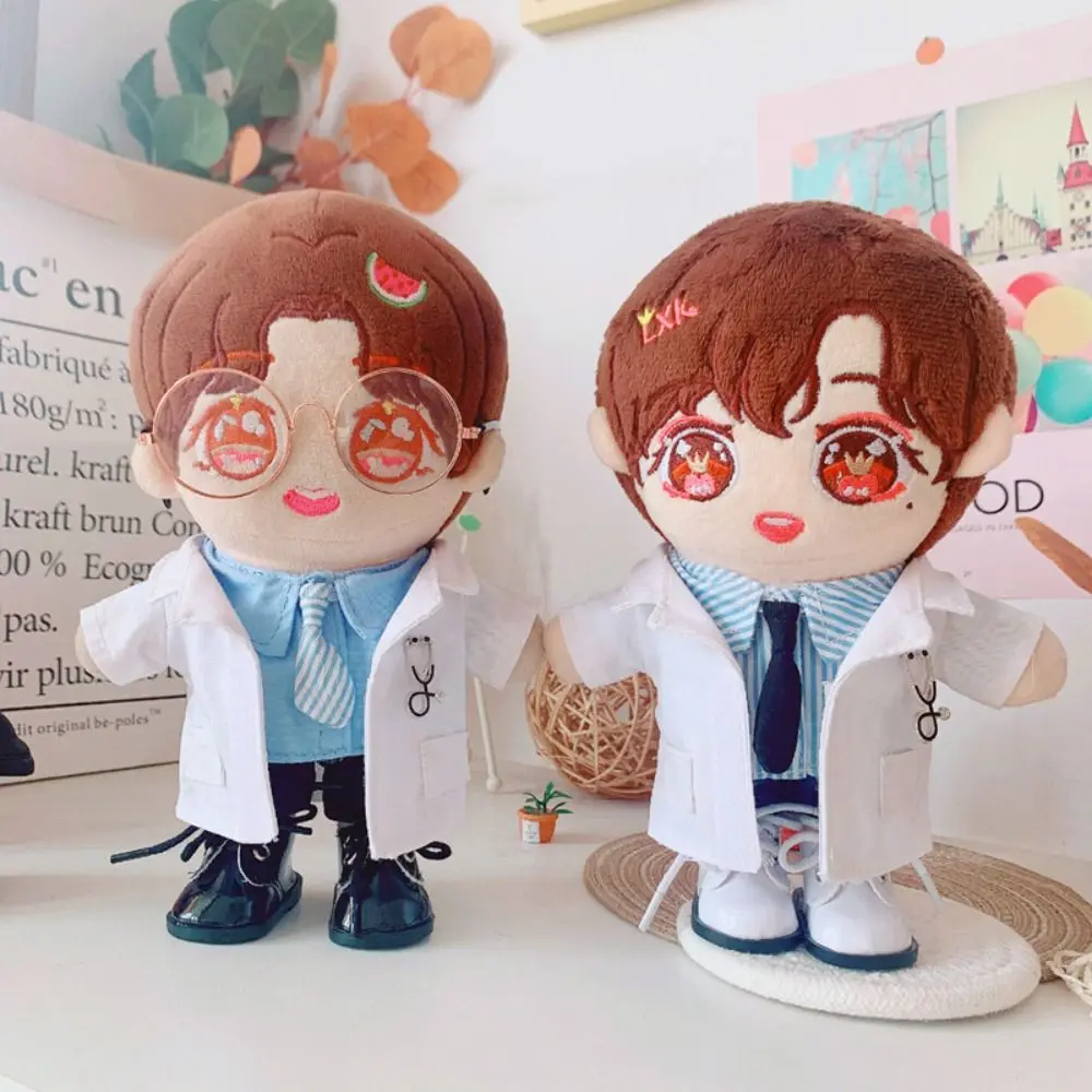 New Doll White Coat Multistyles Idol Dolls Clothes Plush Doll Pants Doctor Surgical Uniform Suit  20cm Cotton Doll Accessories