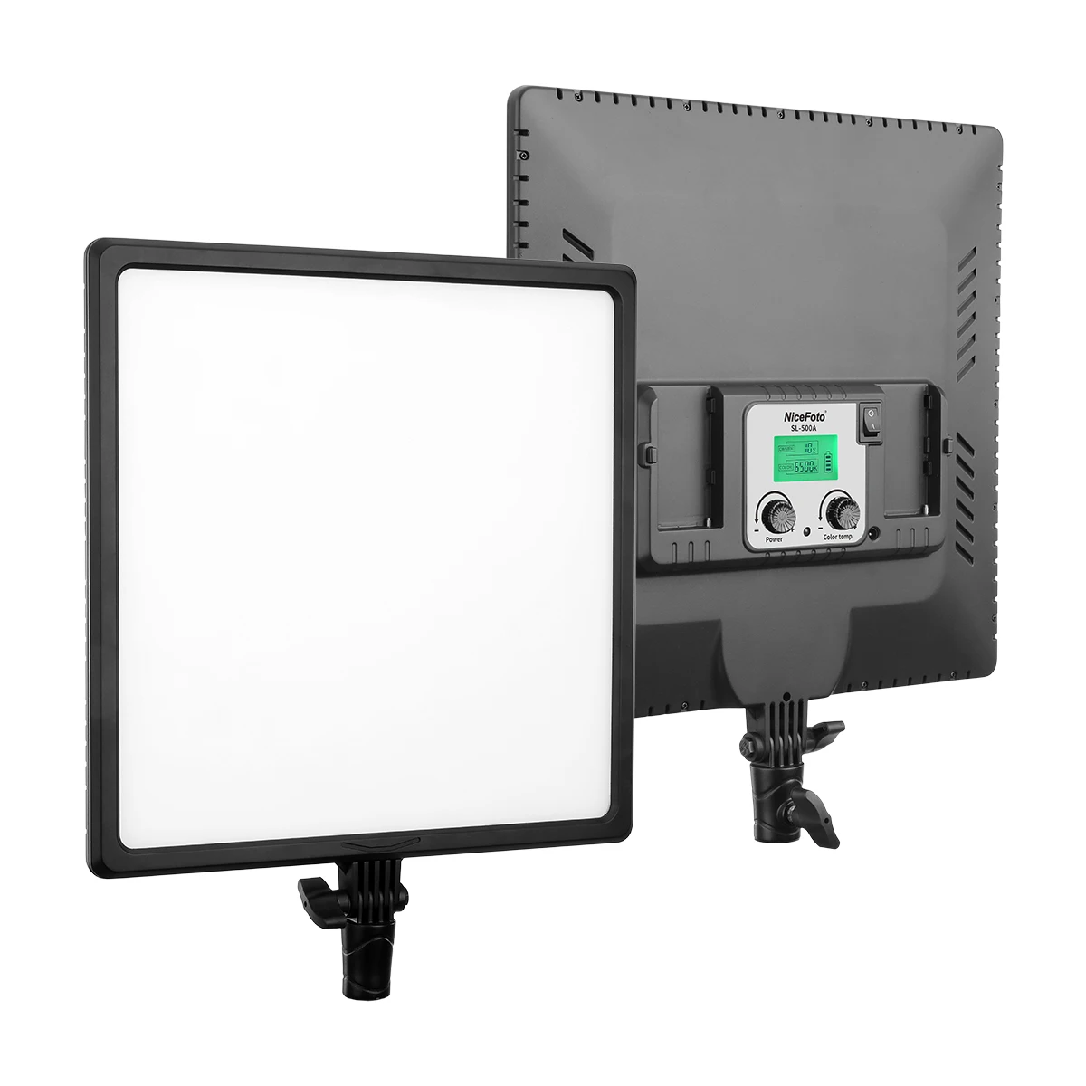 SL-500A NiceFoto Siêu Mềm 50W Bi-Màu 3200-6500K Đèn LED Video Ảnh Phòng Thu Ánh Sáng