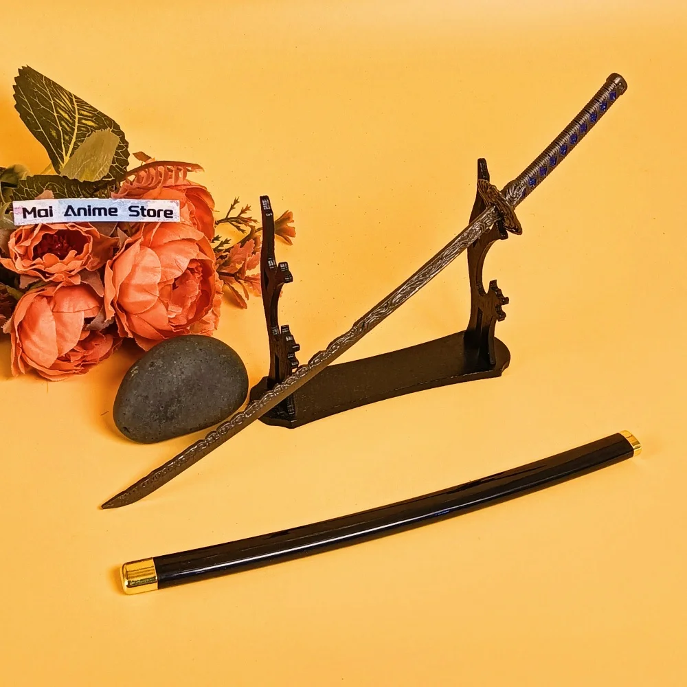 8.6 بوصة معدن Elden كاتانا الصلب الحجم الحقيقي اليابانية كاتانا الأصلي الساموراي صابر أنيمي النينجا سكين البقايا المقدسة السيف لعبة هدية
