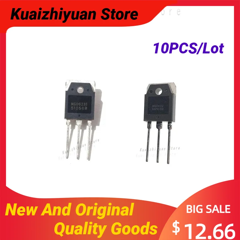 

10PCS/Lot New And Original MGD622 MGD623S TO-3P Running Machine Commonly Sed IGBT Field Effect Triple Tube Quality Goods