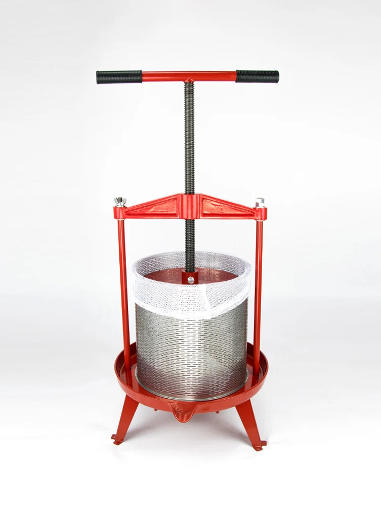 304 stainless steel filter barrel press / manual honey press / honey screw press / oil residue distiller's grains