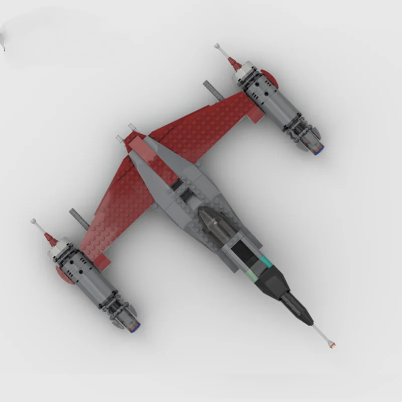 2023 NEW 298Pcs Space Series N2-B Naboo Fighters Aircraft The Bastard Ver. Model MOC Building Blocks Assemble DIY Bricks Toys