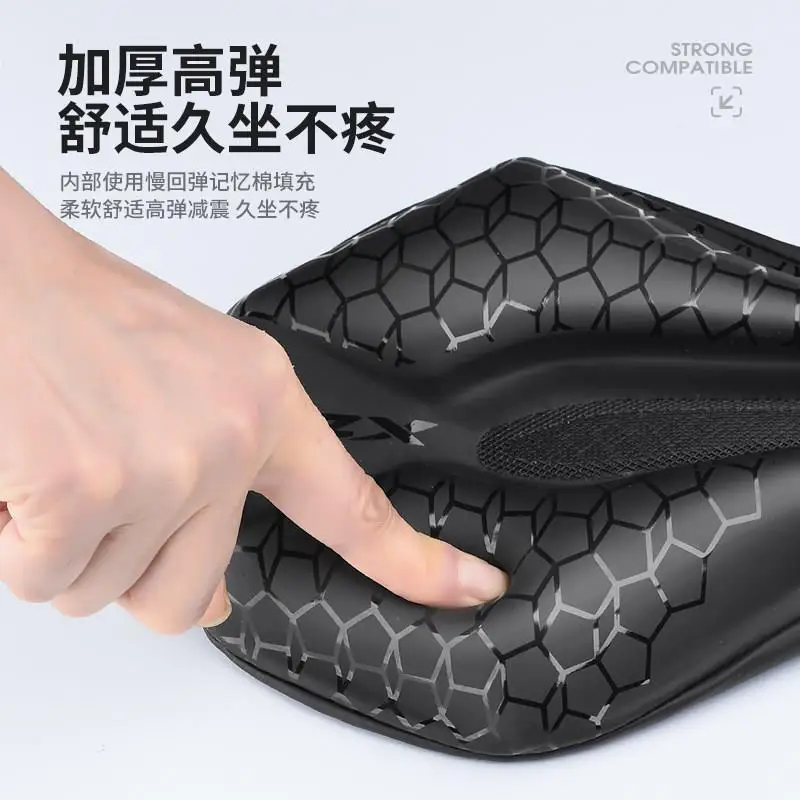 Breathable Hollow Bicycle Seat Cover Soft Memory Foam Padded Anti-Slip Bike Saddle Cushion for Mountain Road Cycling Outdoor - view 3