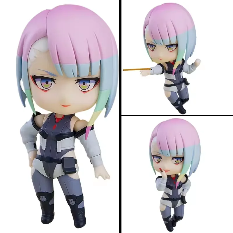 

10cm Cyberpunk：Edgerunners Anime Figure #2109 clay figure Super Hacker Lucy Action Figure Figurine Collection Model Doll Toys