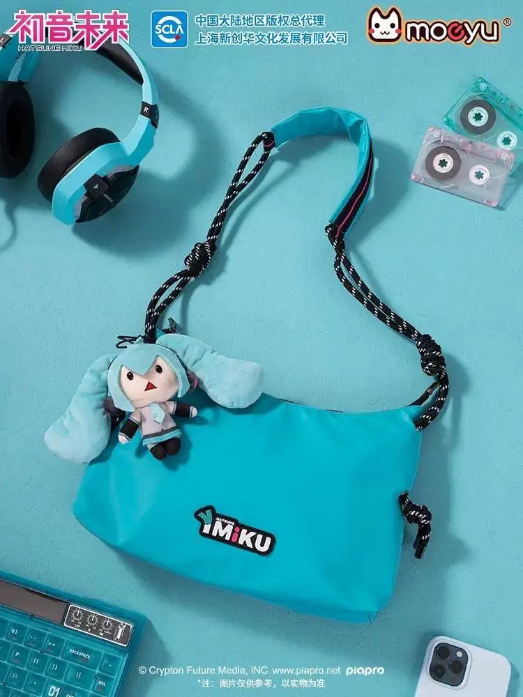 新しいアニメメッセンジャークロスボディバッグ初音ミクガールコスプレ学生バッグショルダートートバッグファッションハンドバッグギフト