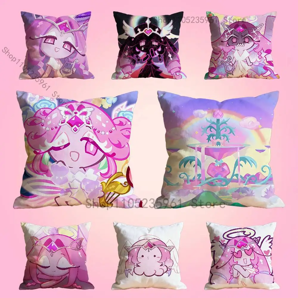 

Eternal Sugar C-Cookie Pillow Cases for Bedroom Living Room Sofa Home Decor Polyester Cushion Cover with Zipper