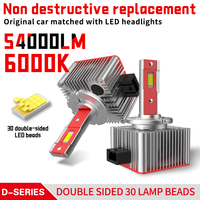 2PCS 35W LED Car Headlight D1S D2S D3S D4S D5S D8S Canbus No Error Lamp Auto Headlamp Bulbs Car Light 6000K White High Low Beam