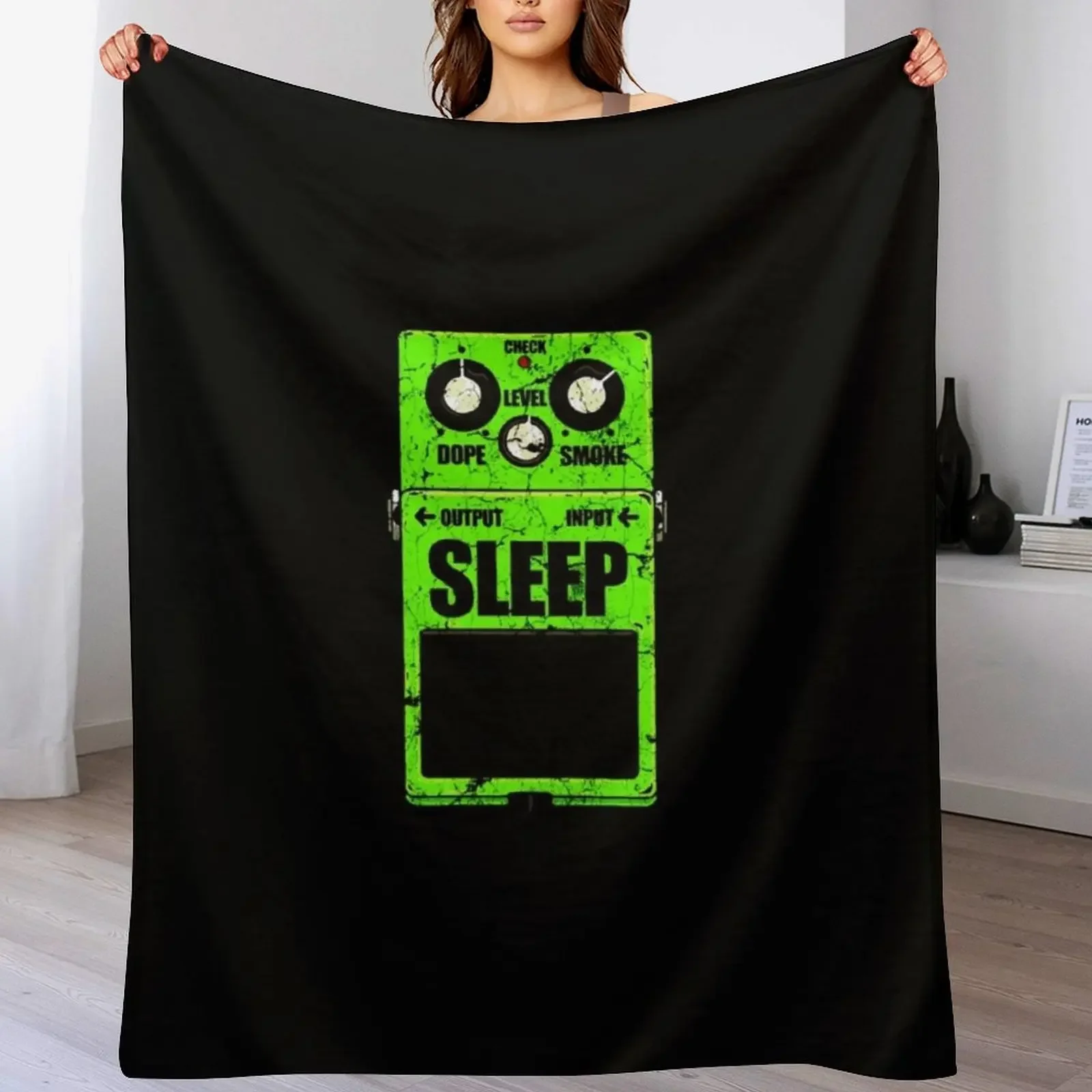 

Sleep Band Stompbox Throw Blanket Hairys Decorative Sofa Thin Decorative Beds Blankets