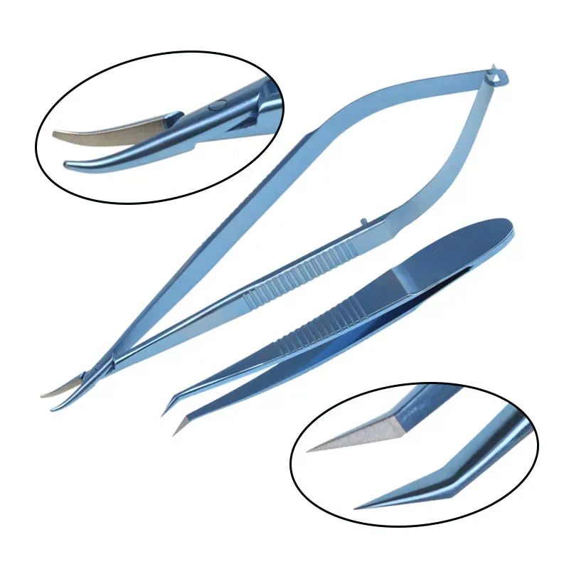 Two Type Choices Eyelid Forceps Eye Surgical Tools Ophthalmic Instrument Titanium Alloy