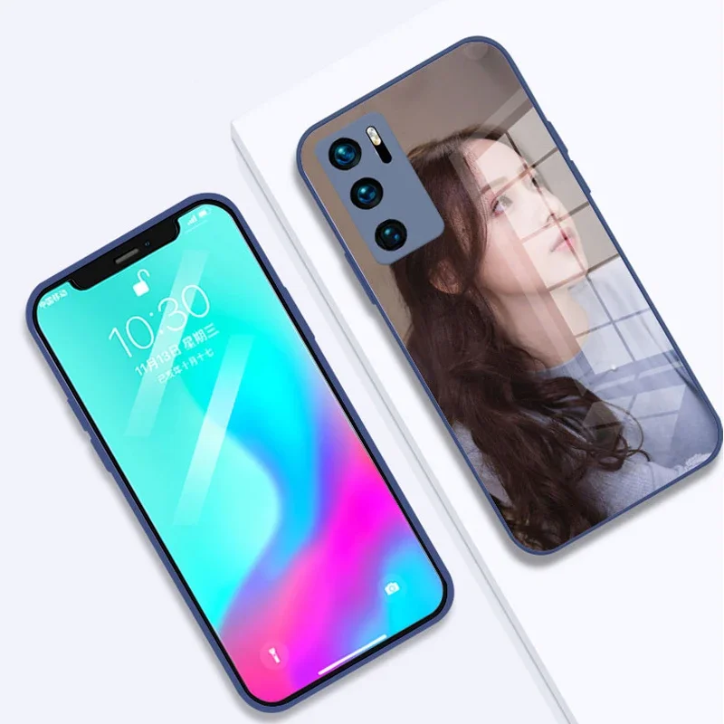 Custodia in vetro personalizzata fai-da-te per Xiaomi Mi 12 11T 11 Lite NE Ultra 11i POCO F3 M3 X3 Mix 4 Redmi K40 Note 9T Cover per telaio in