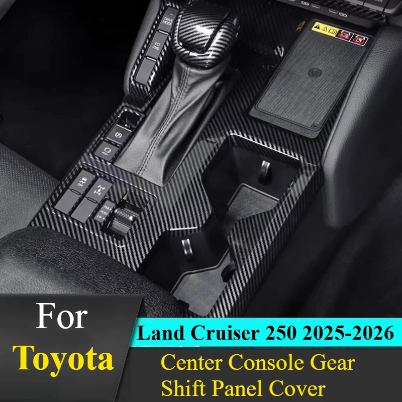

For Toyota LC250 2025-2026 Center Console Gear Shift Panel Cover Left Hand Drive Anti-Scratch Wear-Resistant