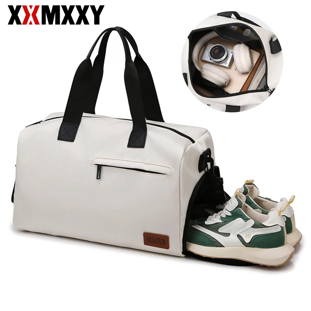 

1PCS Gym Bag for Women and Men with Shoe Compartment & Wet Pocket - Duffle Bag for Travel Sports Fitness Workout Athletic
